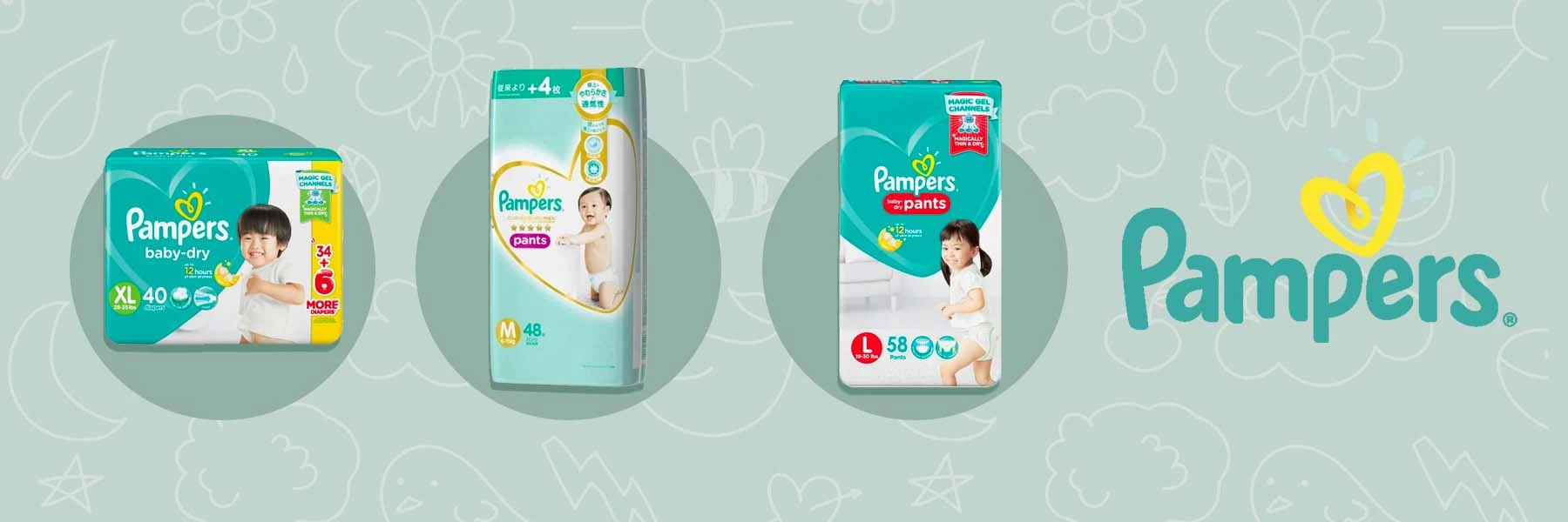 Pampers-Geschäft 1 Pampers-Geschäft -Pampers-Geschäft BRAND BANNER PAMPERS