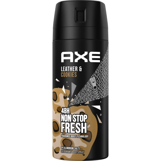 Axe Bodyspray Leather & Cookies 150ML 3 Axe Bodyspray Leather & Cookies 150ML