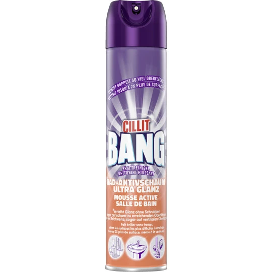 Cillit Bang Bad-Aktivschaum Ultra Glanz 600ML 3 Cillit Bang Bad-Aktivschaum Ultra Glanz 600ML