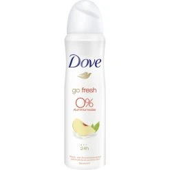DOVE Deo-Spray Go Fresh Pfirsich & Zitrone 0% Aluminiumsalze 150 Ml