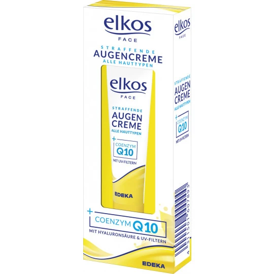 Elkos Straffende Augencreme + Coenzym Q10 15ML 3 Elkos Straffende Augencreme + Coenzym Q10 15ML