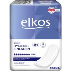 Elkos Hygiene-Einlagen Maxi 8ST