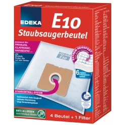 EDEKA Staubsaugerbeutel E10 4ST