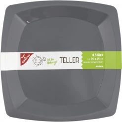 EDEKA Teller Mehrweg 4ST