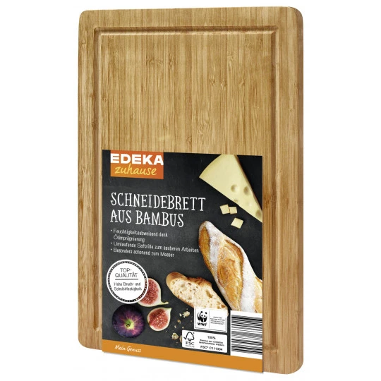 EDEKA Zuhause Schneidebrett Aus Bambus 38,5cm X 25,5cm 3 EDEKA Zuhause Schneidebrett Aus Bambus 38,5cm X 25,5cm