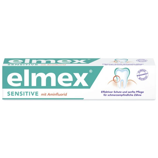 Elmex Sensitive Zahnpasta 75ML 3 Elmex Sensitive Zahnpasta 75ML