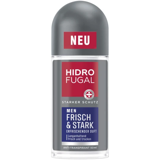 Hidrofugal Men Roll-on Frisch & Stark Anti-Transpirant 50ML 3 Hidrofugal Men Roll-on Frisch & Stark Anti-Transpirant 50ML