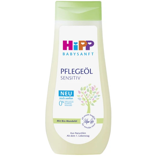 Hipp Babysanft Pflegeöl Sensitiv 200ML 3 Hipp Babysanft Pflegeöl Sensitiv 200ML