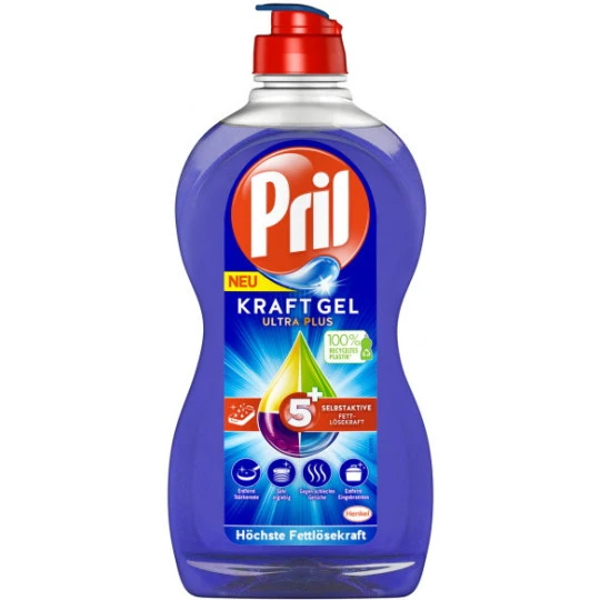 Pril Kraft-Gel Ultra Plus 5+ Handspülmittel 450ML 3 Pril Kraft-Gel Ultra Plus 5+ Handspülmittel 450ML