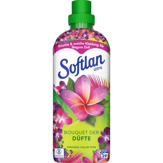 Softlan Ultra Weichspüler Bouquet Der Düfte Paradise Collection 650ML 29WL 3 Softlan Ultra Weichspüler Bouquet Der Düfte Paradise Collection 650ML 29WL