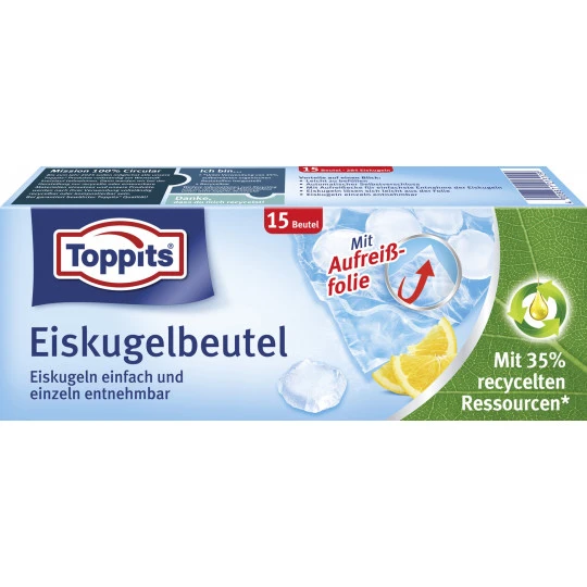 Toppits Eiskugelbeutel 15ST 3 Toppits Eiskugelbeutel 15ST